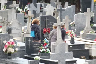 Día de todos los santos en el Cementerio San Carlos Borromeo de Salamanca