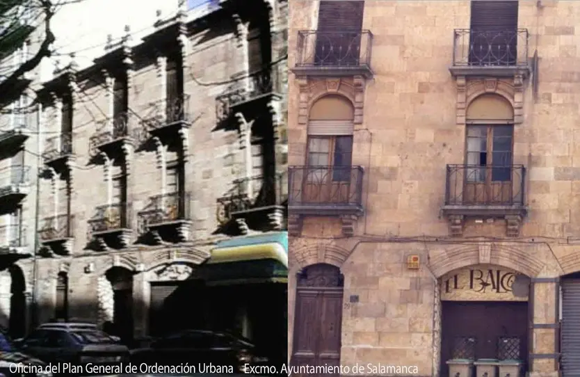 Imagen del antiguo edificio que se levantaba sobre el solar