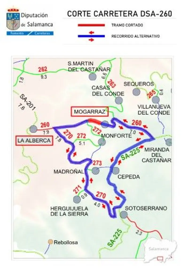 Corte Carretera DSA-260
