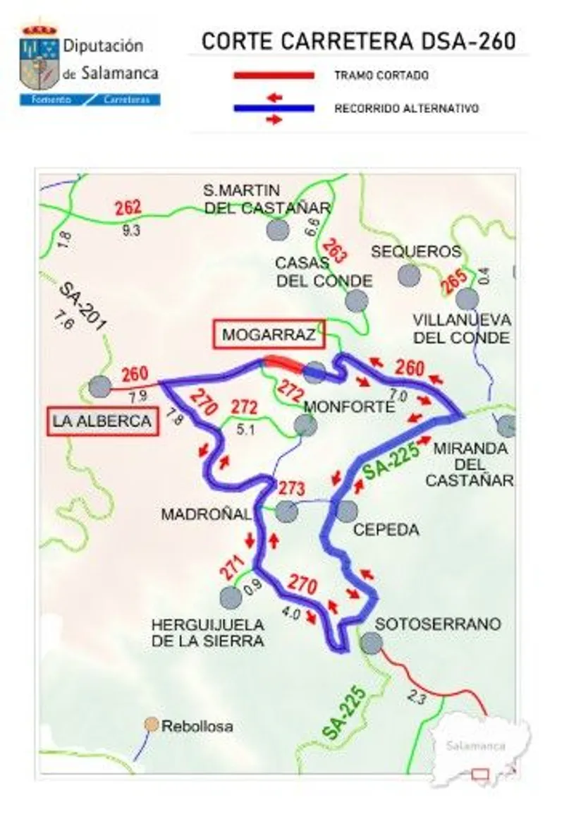Corte Carretera DSA-260