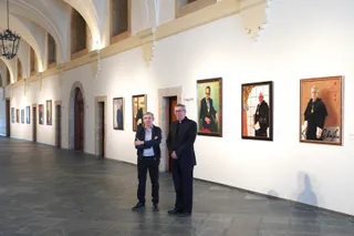 La Universidad Pontificia de Salamanca reubica su galería de retratos de rectores
