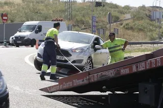 Accidente en la rotonda de buenos aires