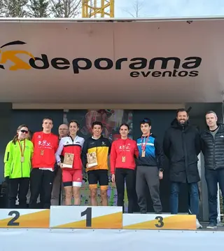 Campeones autonómicos de duatlón juvenil