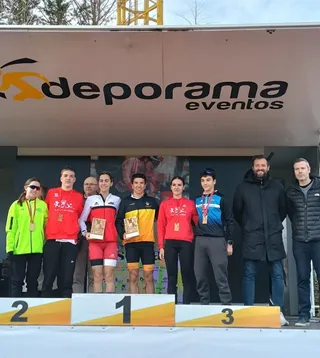 Campeones autonómicos de duatlón juvenil