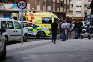 Colisión entre un patinete y un turismo entre Alfonso IX y El Greco (9)