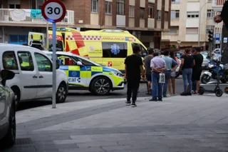 Colisión entre un patinete y un turismo entre Alfonso IX y El Greco (9)