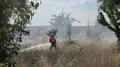 Incendio  en el Camino de la Dehesa. 