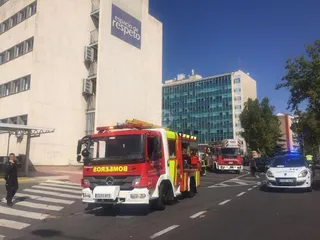 Incendio en el hospital Virgen de la Vega