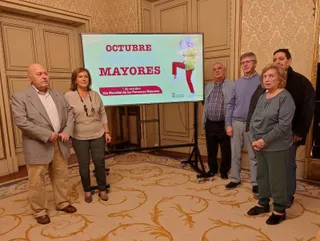 Anuncio programa de actividades Día Internacional de las personas mayores