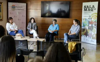 Mesa redonda con mujeres rurales de diferentes sectores SALAMAQ 2023