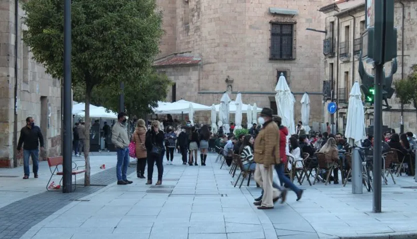 Terrazas en la tarde de este viernes, 29 de enero
