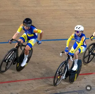 Las corredoras del Mirat Team Adriana Vargas y Carla Bañuls campeonas de España de Pista | Salamanca Es Ciclismo
