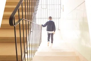 Un escolar en un centro educativo. Foto EP