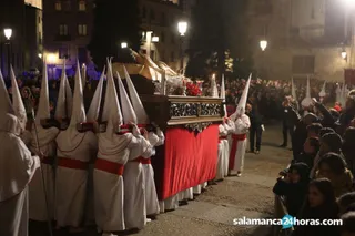 Imagen de la procesión del Cristo Yacente. Foto de archivo