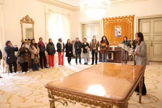 Participantes en el programa especial del gobierno colombiano a través del ICETEX y la Fundación Carolina