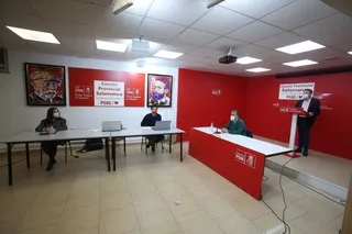 Reunión del Comité Provincial del PSOE de Salamanca.