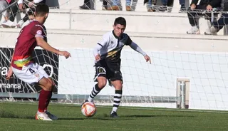 Pitu Doncel, ante la UD Logroñés | FOTO SALAMANCA24HORAS.COM