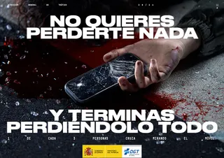 Campaña de la DGT “No quieres perderte nada y terminas perdiéndolo todo” | DGT