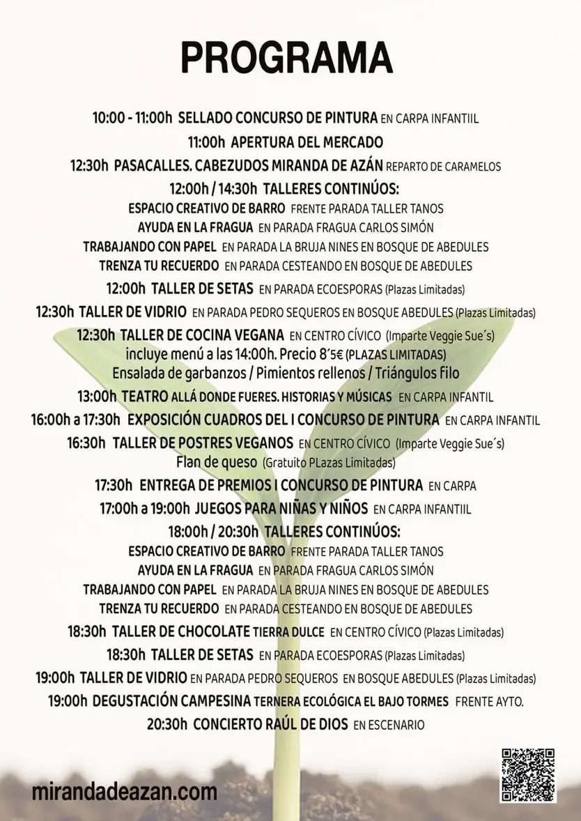Programa Mercado Campesino 2025 Miranda de Azán