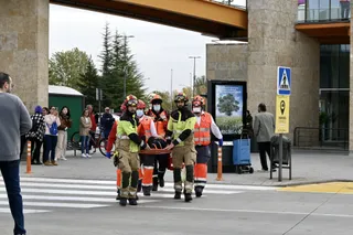 Imagen del simulacro | Foto: CC El Tormes