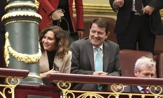 Mañueco asiste a la sesión Plenaria para la investidura del presidente del Gobierno