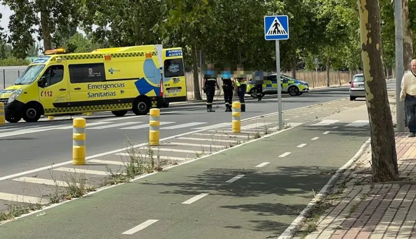 Herida una joven tras ser atropellada en la avenida de San Agustín