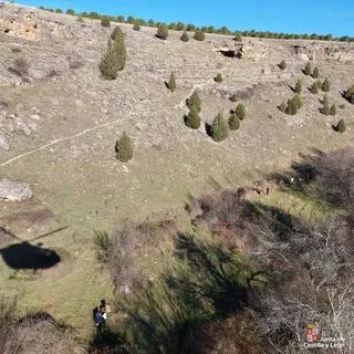 Rescatan a un varón herido en el Valle del Río Viejo, en Segovia
