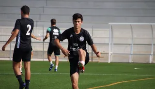 Óscar Cruz, en una sesión de entrenamiento / FOTO SALAMANCA24HORAS.COM