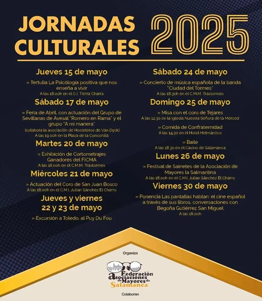 Salamanca celebra las Jornadas Culturales 2025 con una programación diversa para todos los públicos