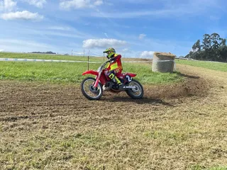 Hugo Iglesias en el campeonato en Solís, Asturias.