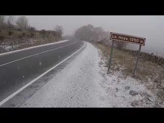 Primeros copos de nieve en la provincia 2017
