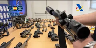 Armas incautadas por la Policía