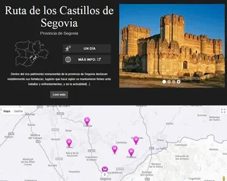 Las rutas de los castillos de Segovia y Jaén, ejemplo de lo que podrían ser las fortalezas charras