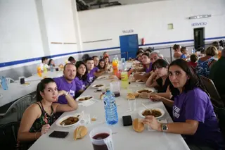 Caldereta popular en Villares de la Reina