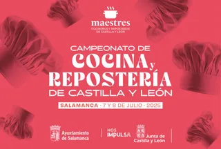 Cartel del Campeonanto de Cocina y Repostería de Castilla y León en Salamanca
