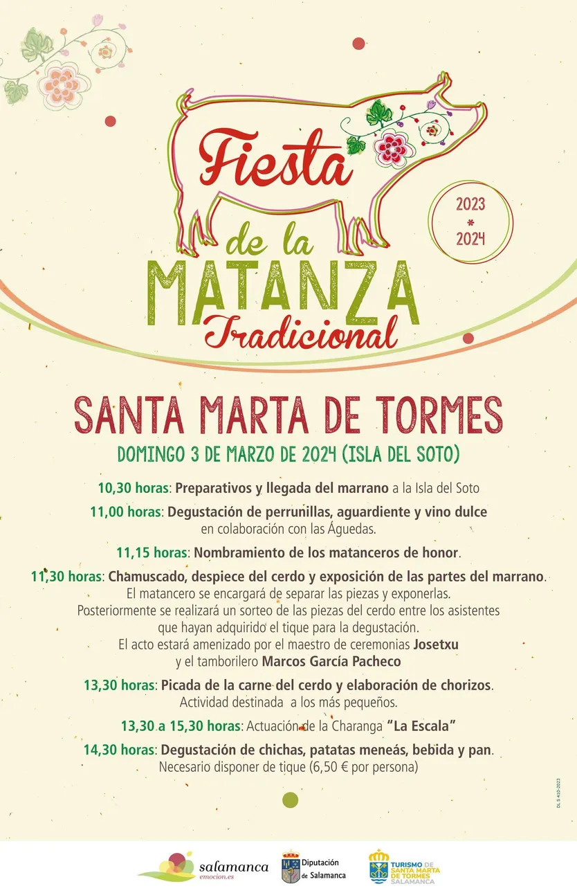 Cartel oficial de la Matanza Típica 2024