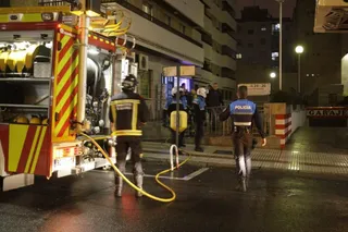 Incendio en la avenida de Italia