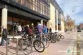 Bicicletas en el Campus. Foto de archivo