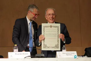 Marcelino Oreja Embajador del VIII Centenario