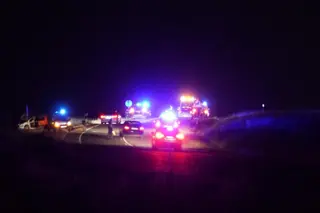 Accidente de Tráfico en Alba de Tormes. Foto S24H