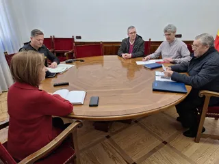 Reunión entre Subdelegación del Gobierno, Policía Nacional y Federación de Fútbol de Castilla y León