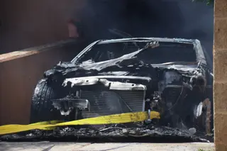 Incendio en el garaje de una vivienda de Aldeatejada