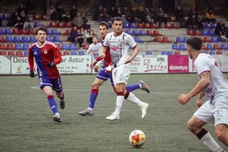 Dani Hernández, en el Langreo - Salamanca CF UDS | FOTO SALAMANCA CF UDS