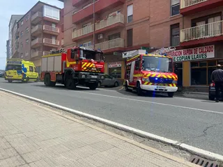 Bomberos en Béjar