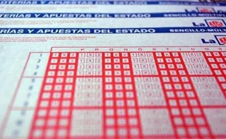 Boleto de Quiniela. EP