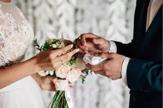 Boda por la iglesia. Foto EP