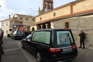 Funeral del empresario Silvestre Sánchez Sierra en Aldearrodrigo