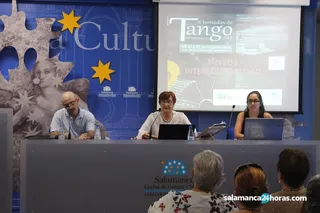 Imagen de archivo de una conferencia sobre el tango