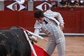 El diestro peruano Andrés Roca Rey en la plaza de toros de La Glorieta (Salamanca) | Andrea Mateos