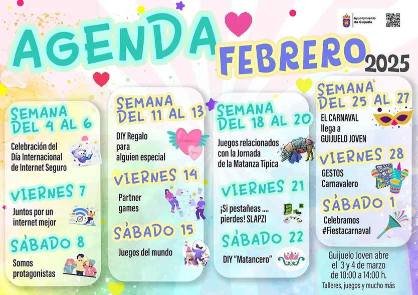 Agenda febrero Guijuelo